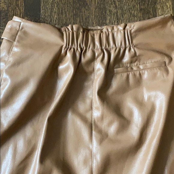 NANUSHKA Amas Vegan Leather Skirt Brown - Picture 8 of 8